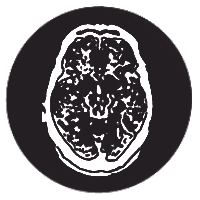 icon of a brain scan